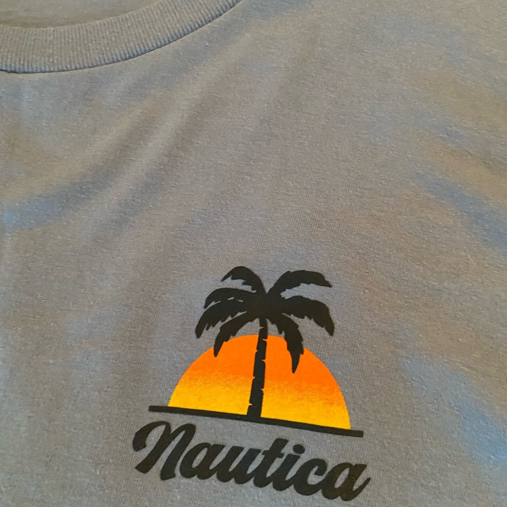 Nautica Blue Long Sleeve Surf Tee - Picture 4 of 6